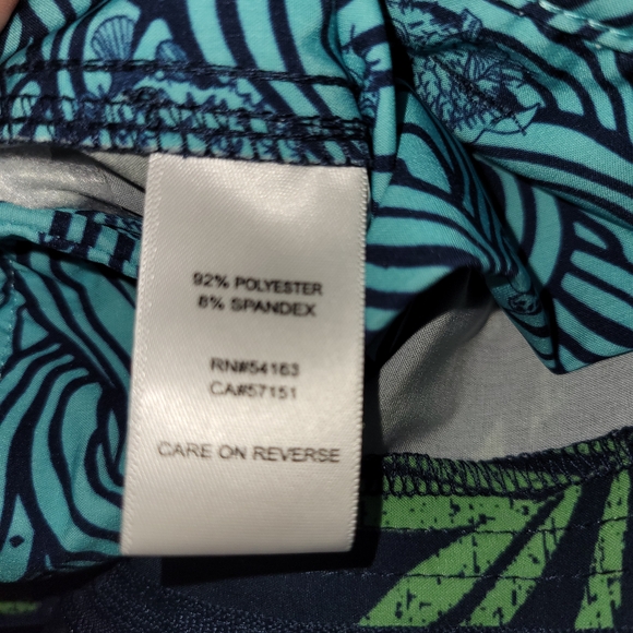 Margaritaville Palm Print Shorts UPF 30+ Quick Dry 4-Way Stretch - 30 - NWT - Picture 8 of 8